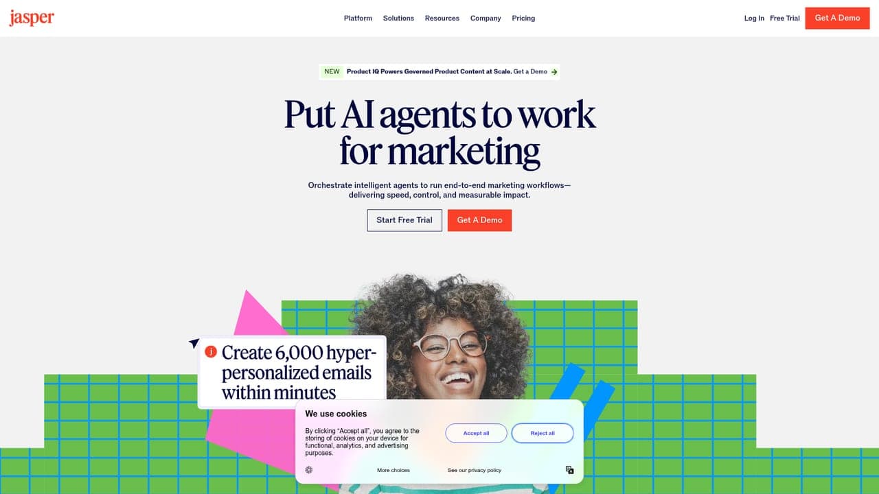 Jasper homepage