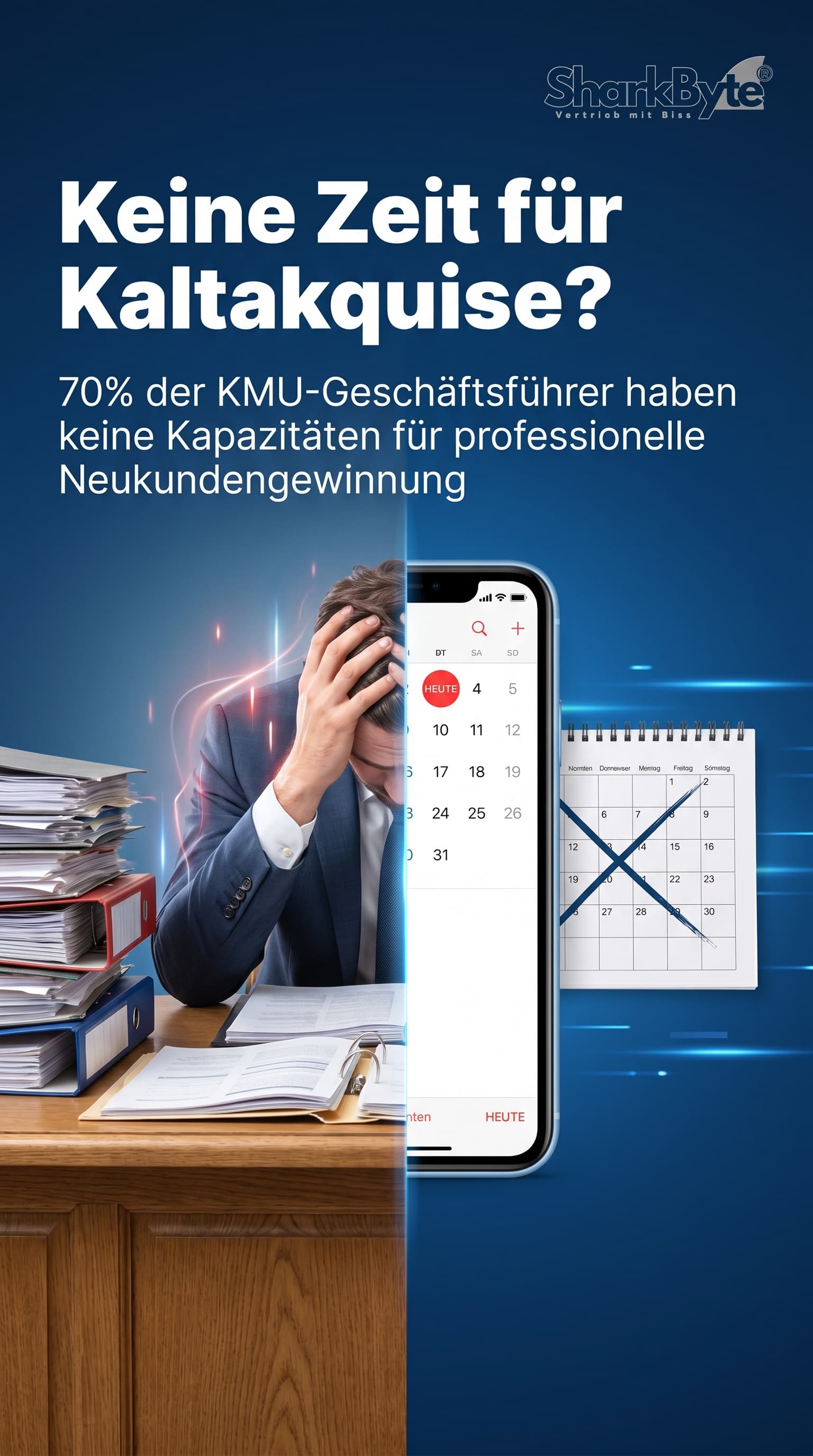 Ad made in Vibiz for SharkByte