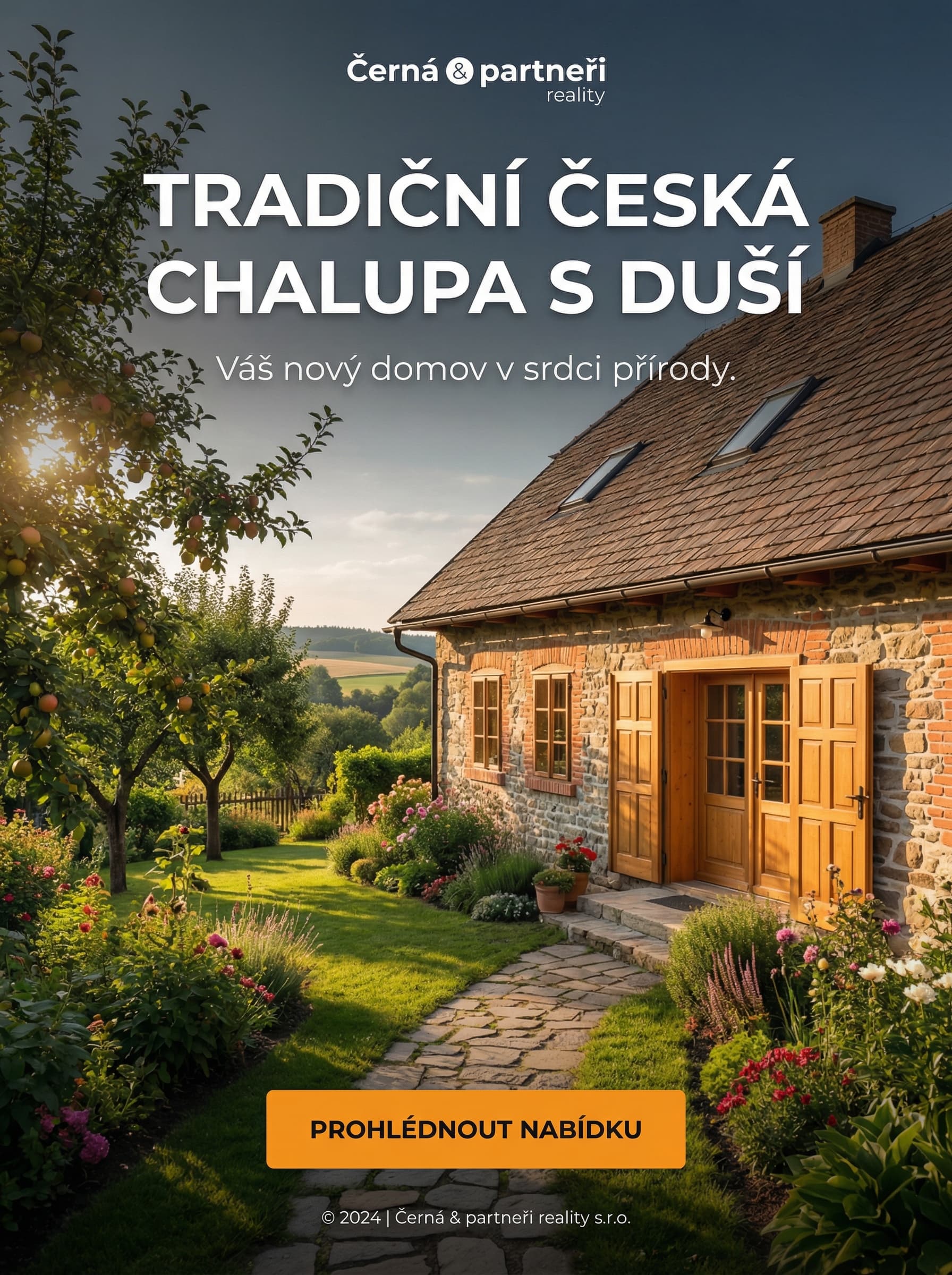 Ad made in Vibiz for Černá & partneři reality