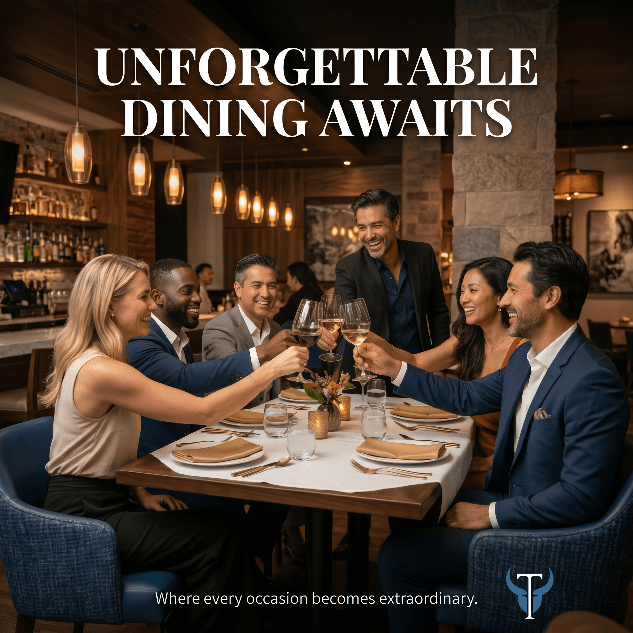 Ad made in Vibiz for TAURO Restaurant