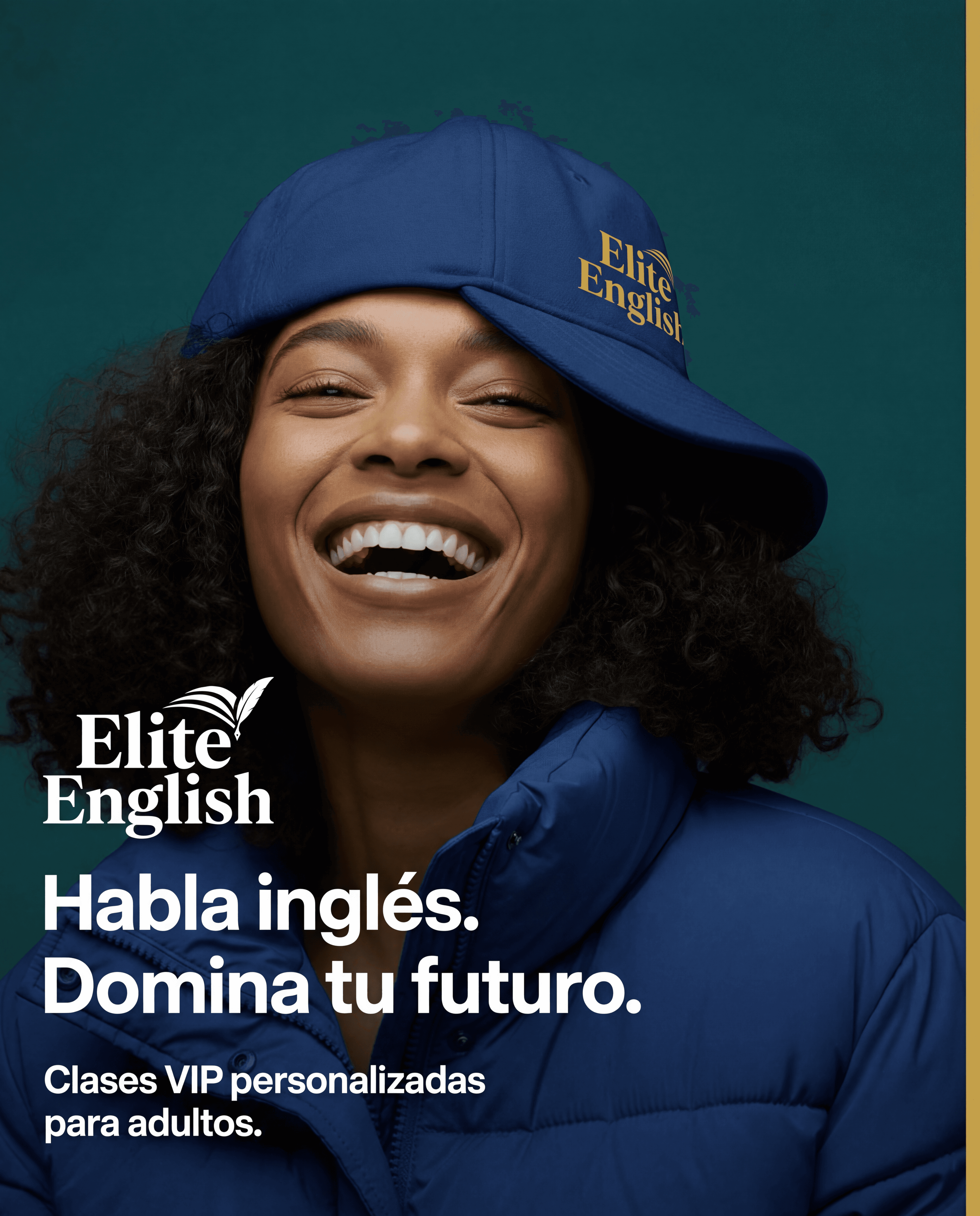 Ad made in Vibiz for Elite English