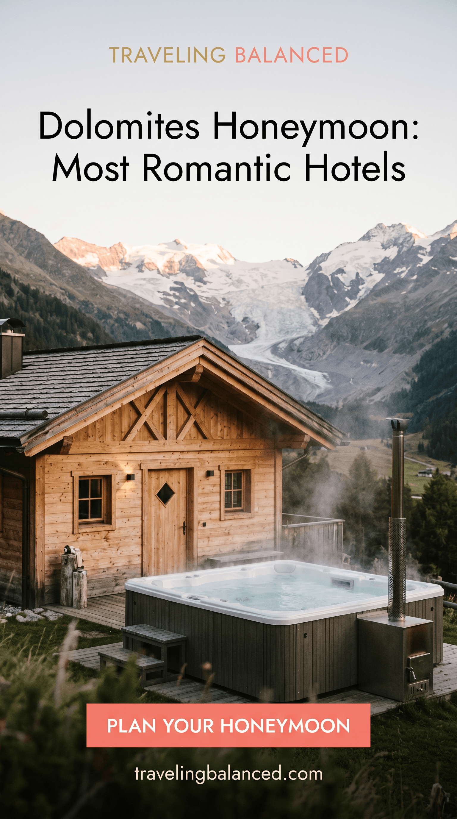 Ad made in Vibiz for Traveling Balanced