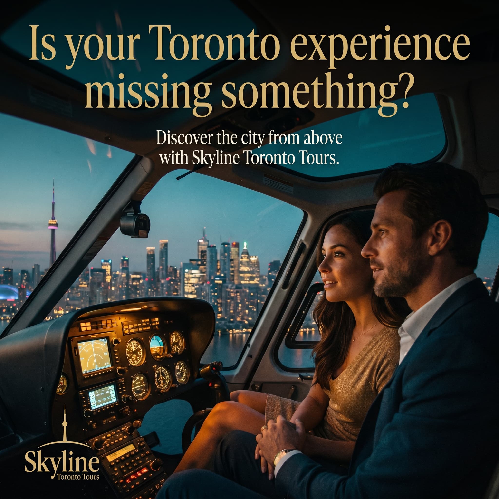 Ad made in Vibiz for Skyline Toronto Tours