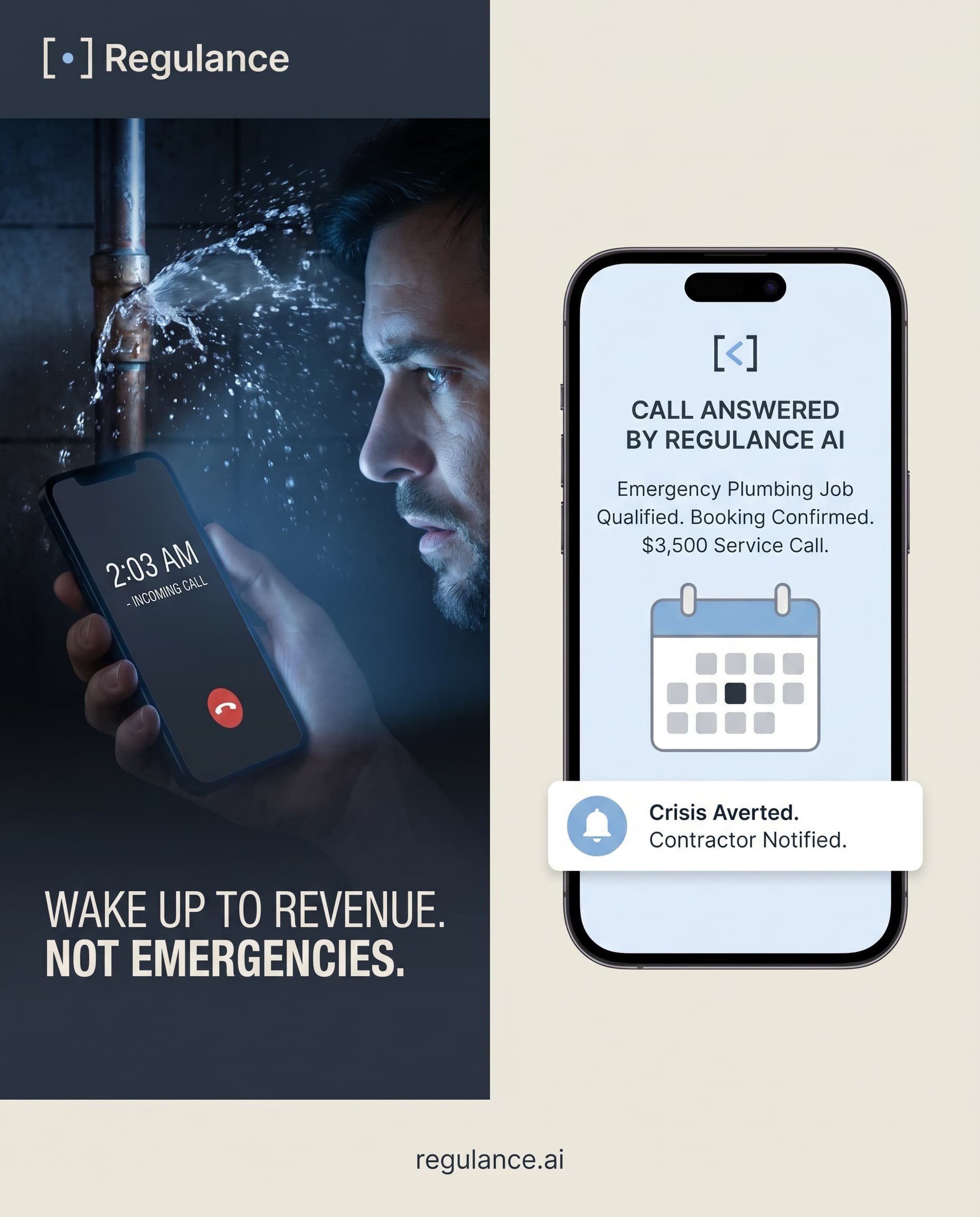 Ad made in Vibiz for Regulance