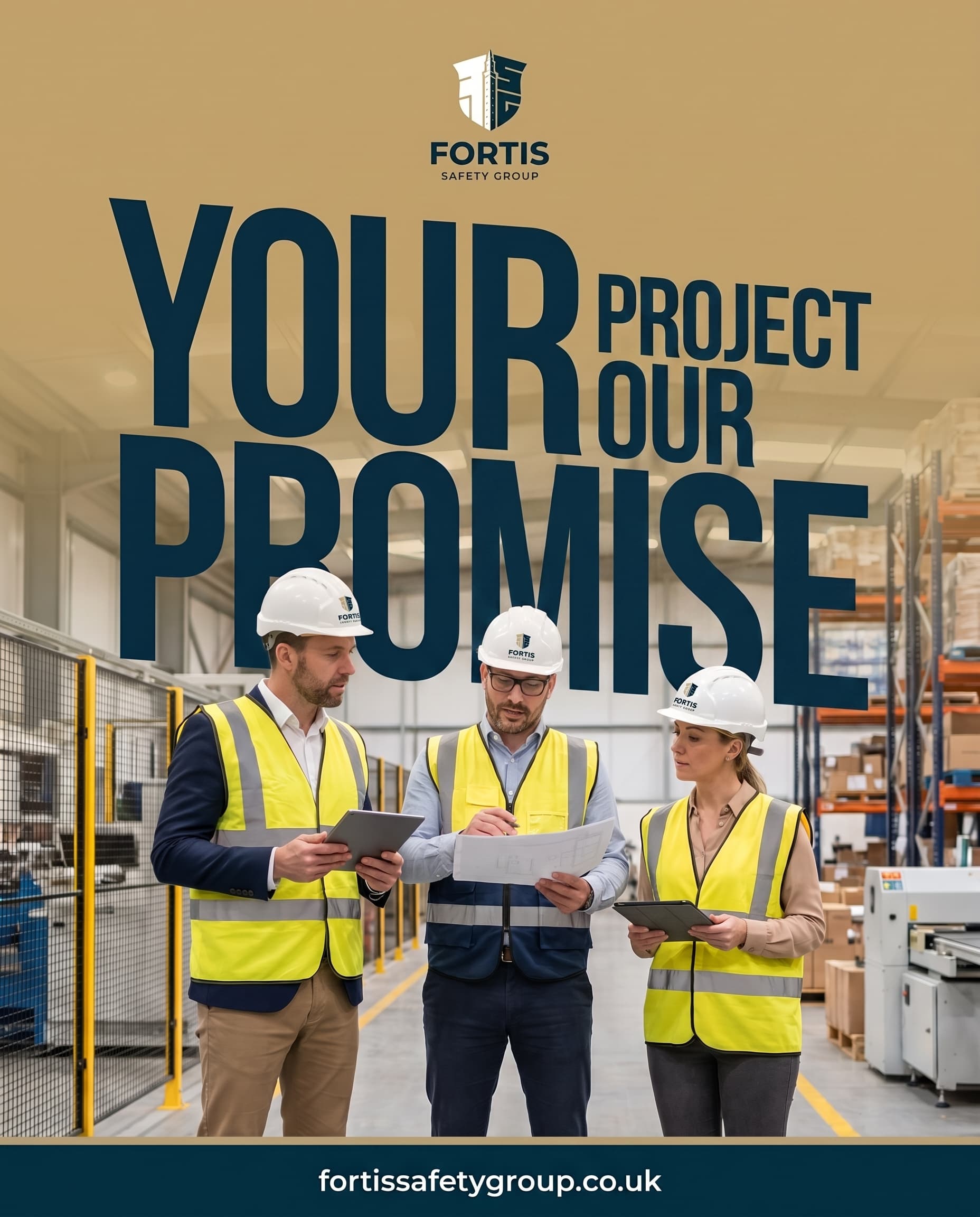 Ad made in Vibiz for Fortis Safety Group