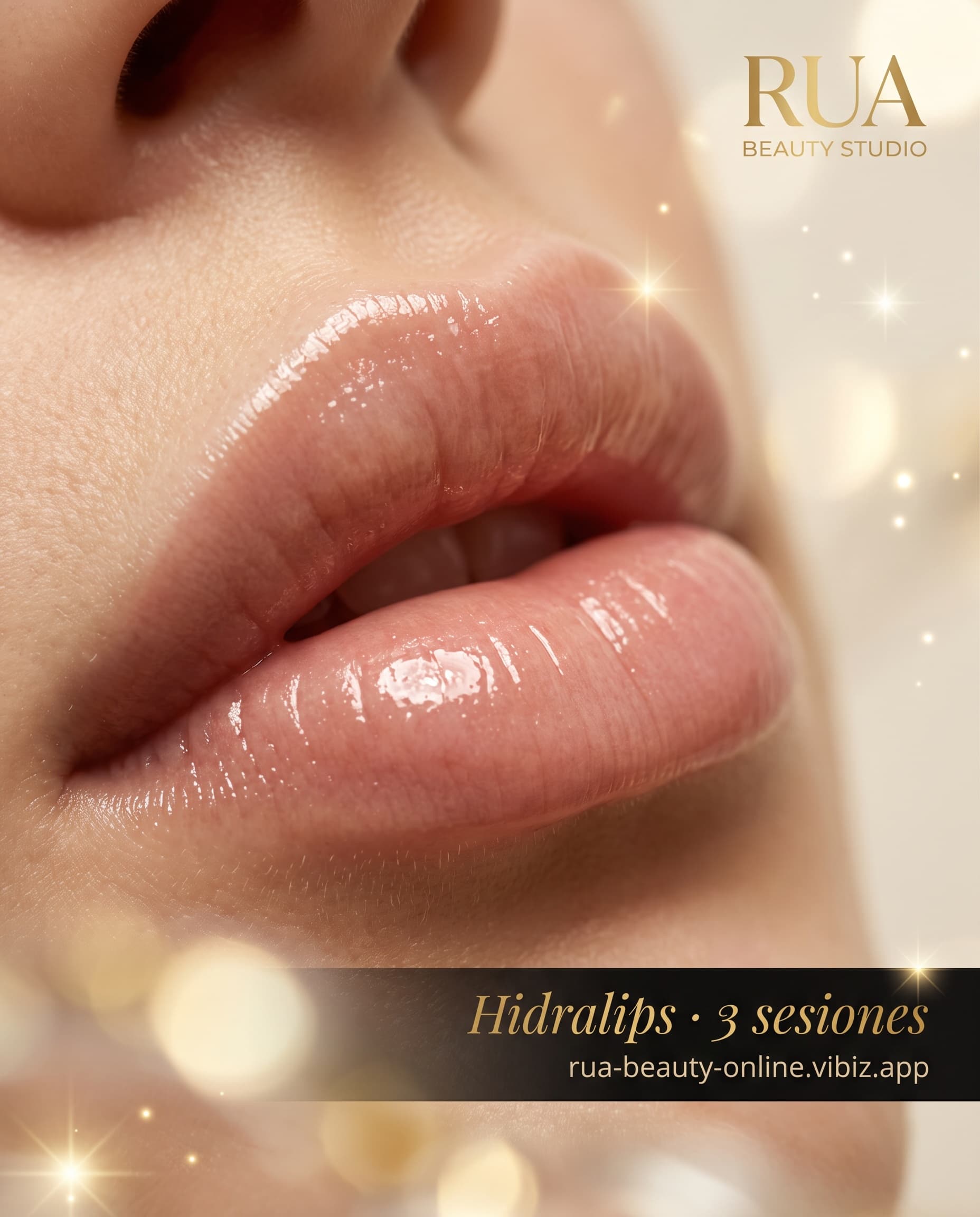 Ad made in Vibiz for RUA Beauty Studio