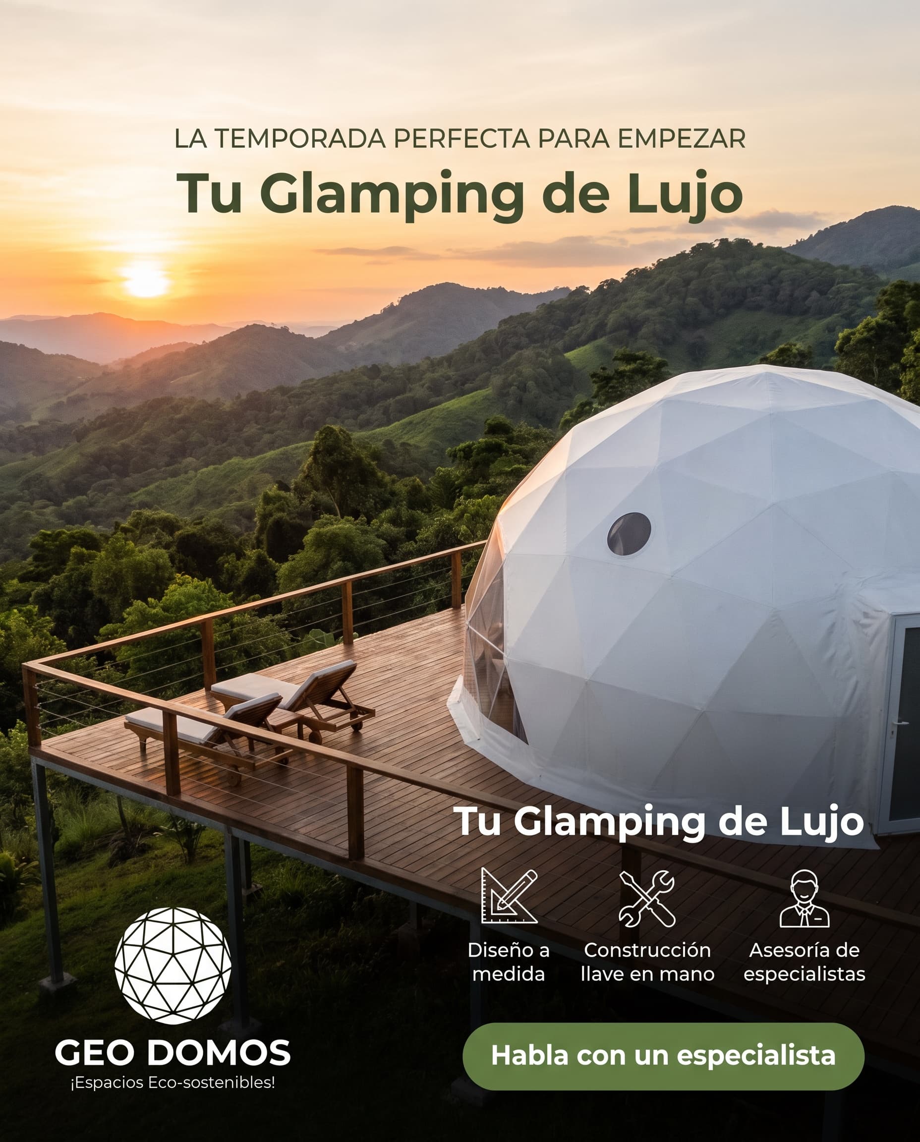 Ad made in Vibiz for Geodomos Systems