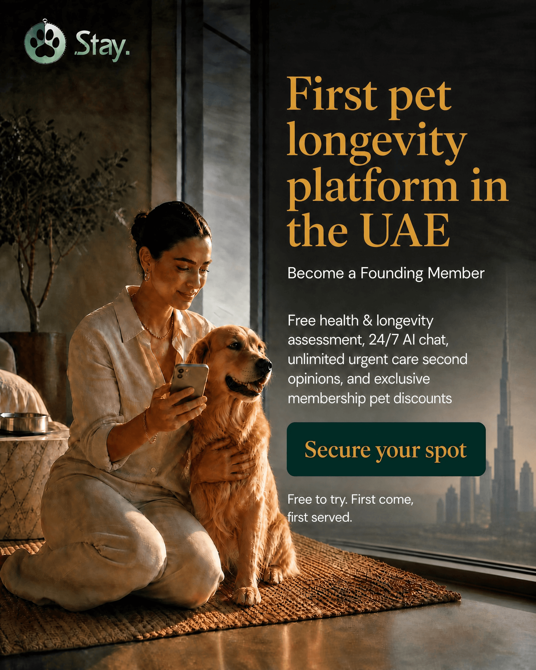 Image ad made in Vibiz for Stay