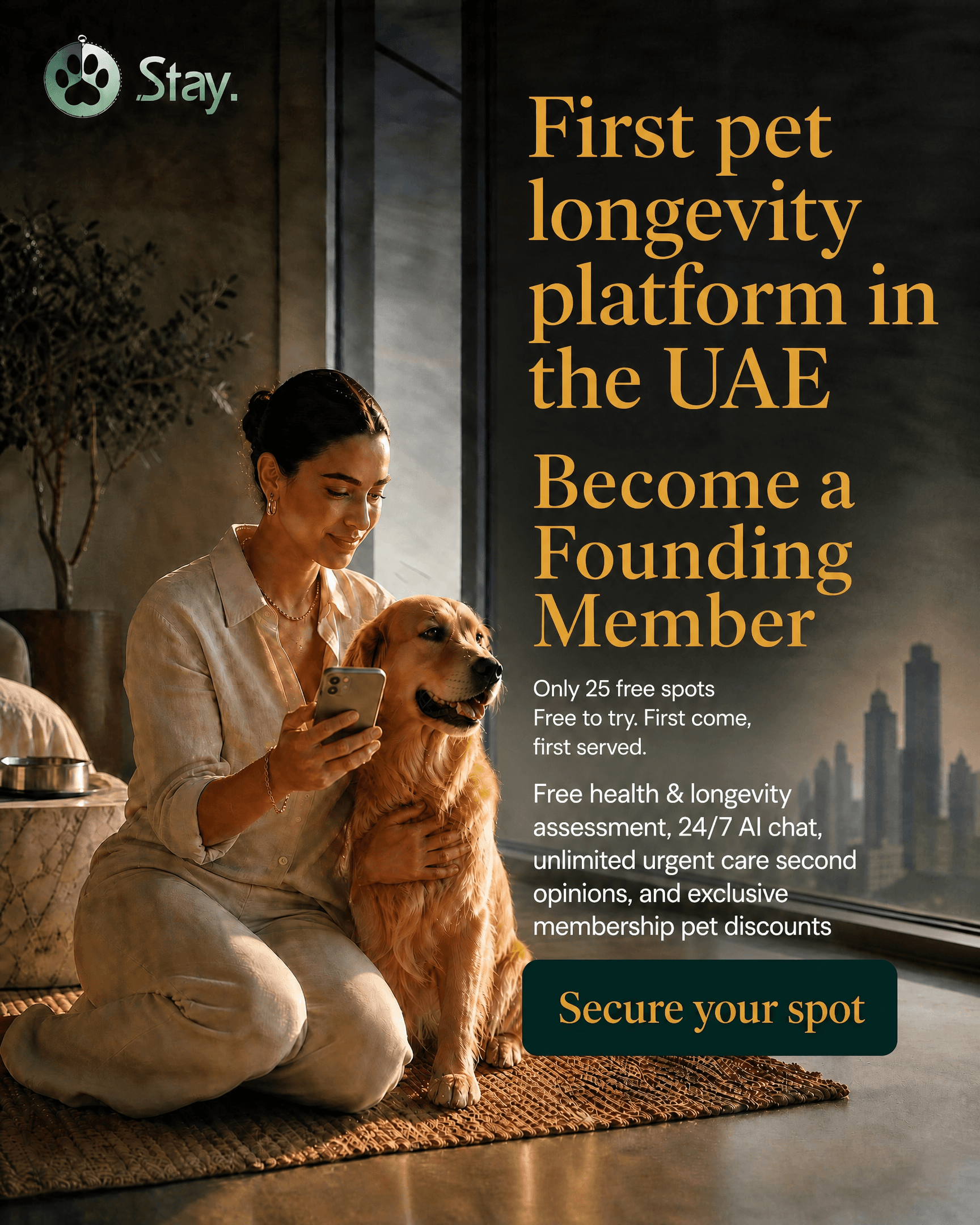 Image ad made in Vibiz for Stay
