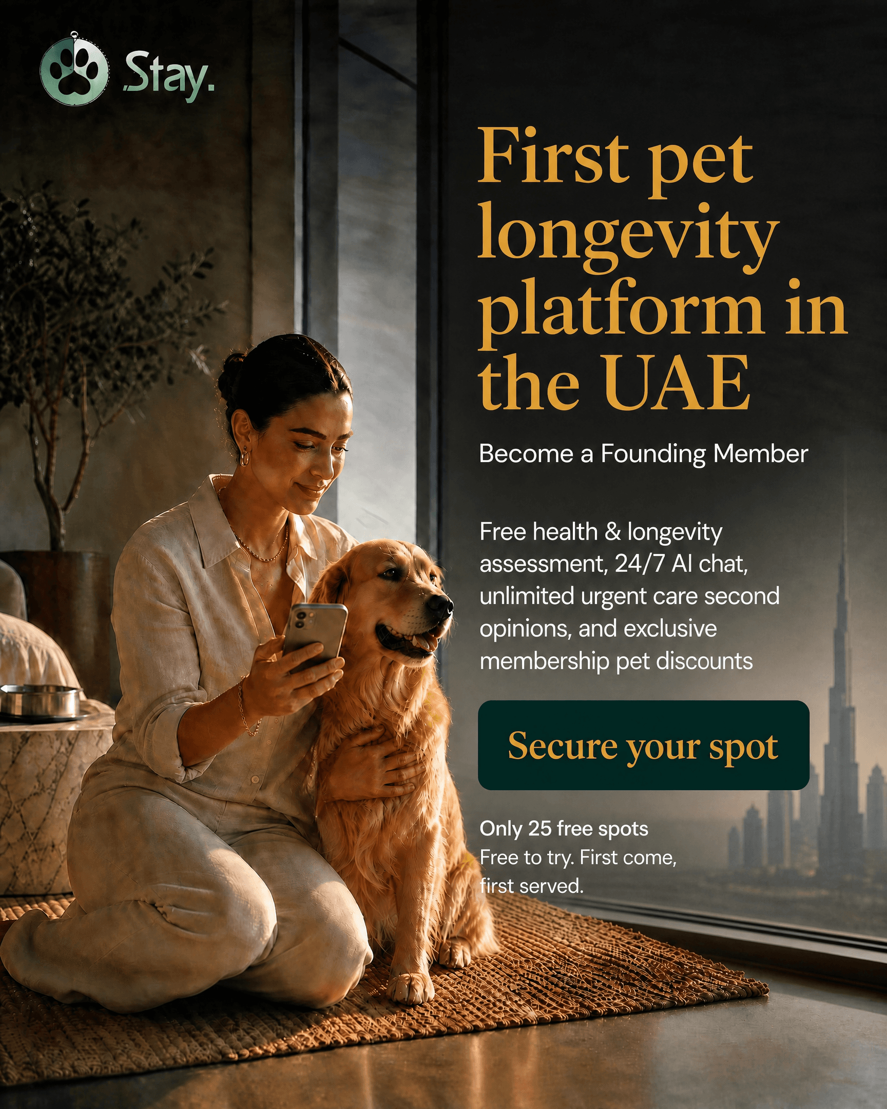 Image ad made in Vibiz for Stay