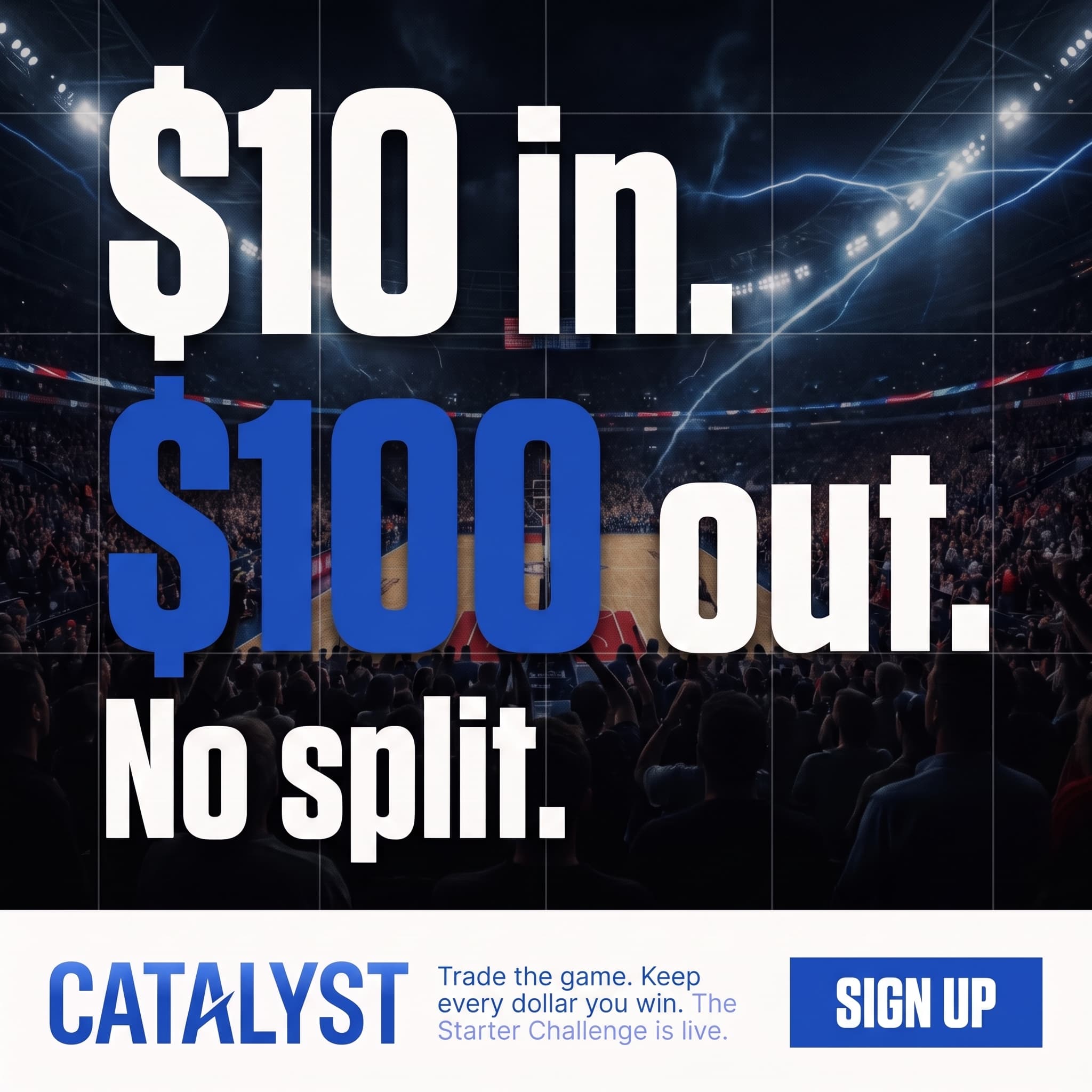 Ad made in Vibiz for Catalyst