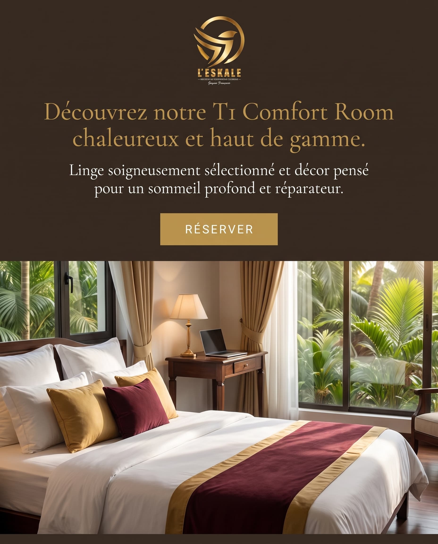 Ad made in Vibiz for L’Eskale Guyane
